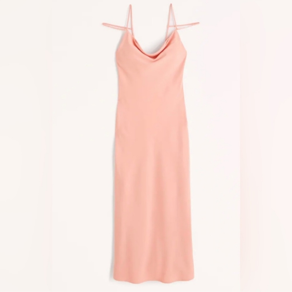 Abercrombie & Fitch Peach Maxi Dress